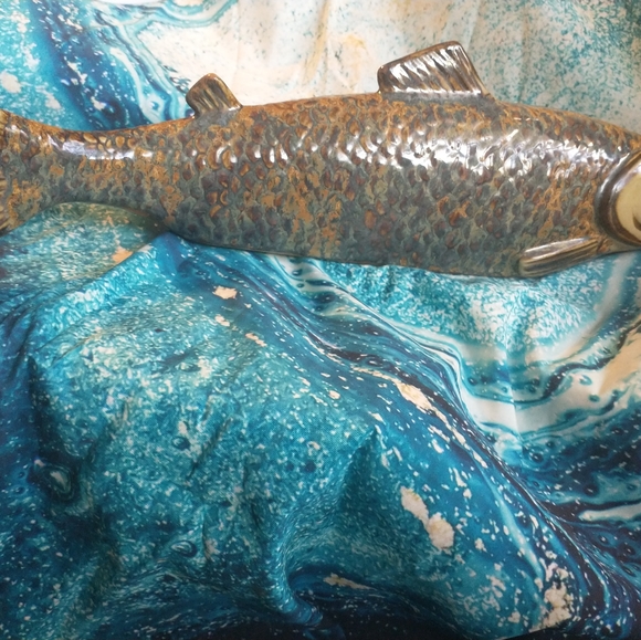 VERY EXQUISITE AND AMPLE CARLOS VILLANUEVA FISH SCULPTURE - Picture 10 of 16